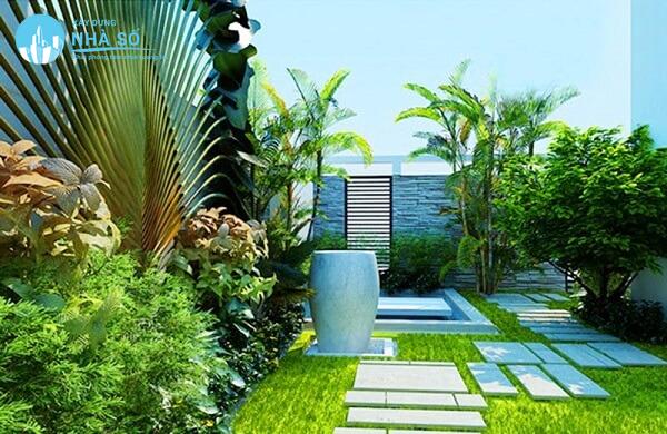 Thiết kế thi công sân vườn việt thự đẹp