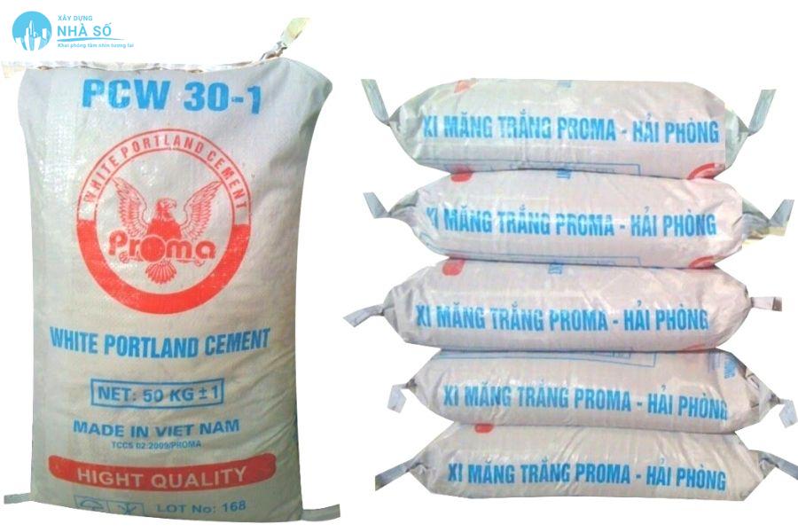 Xi măng trắng PCW 30.i