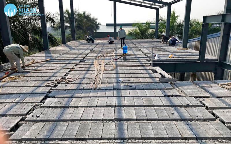 Sàn bê tông lắp ghép Xuân Mai