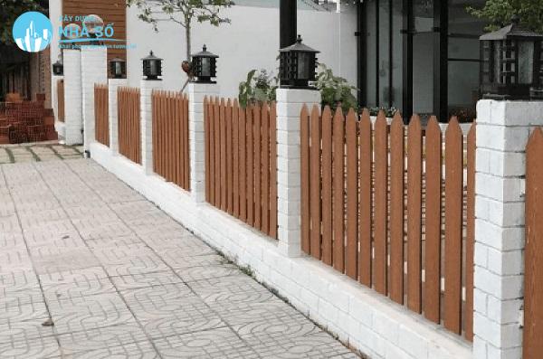 Hàng rào bê tông giả gỗ là gì?